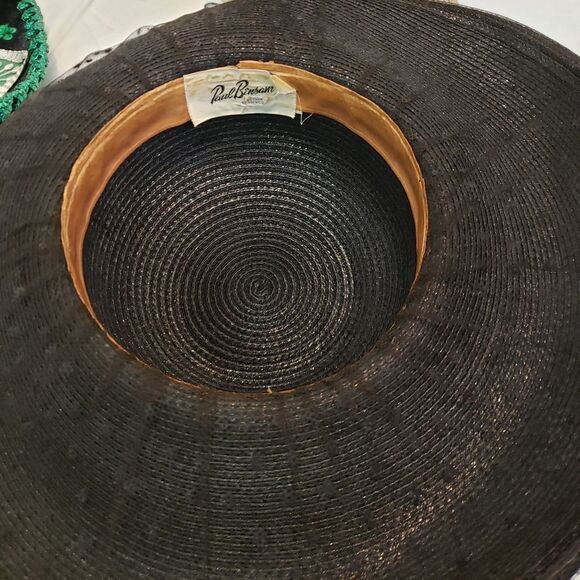 Paul Bensam Black Wide-Brimmed Hat main image 6